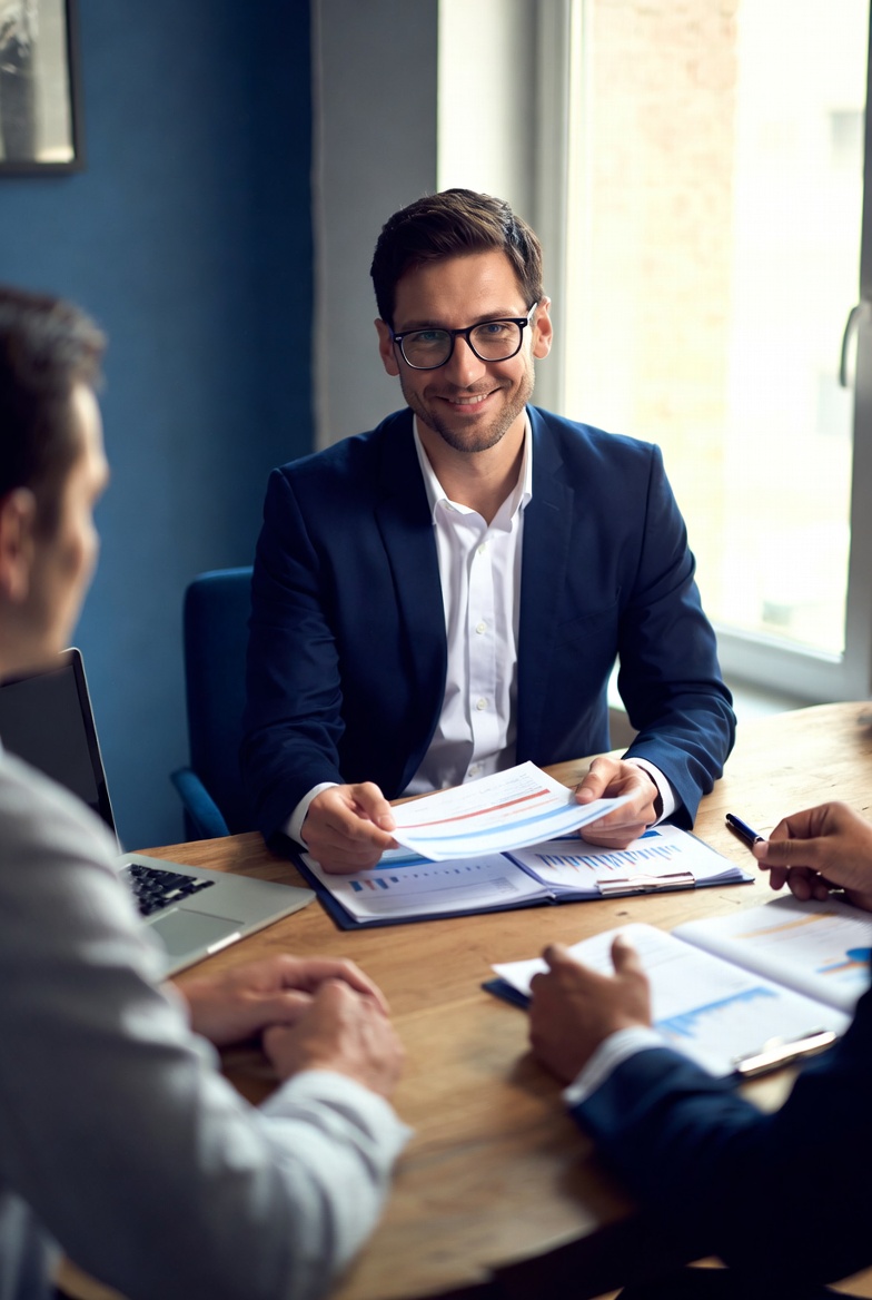 A Finvest accountant advising a client
